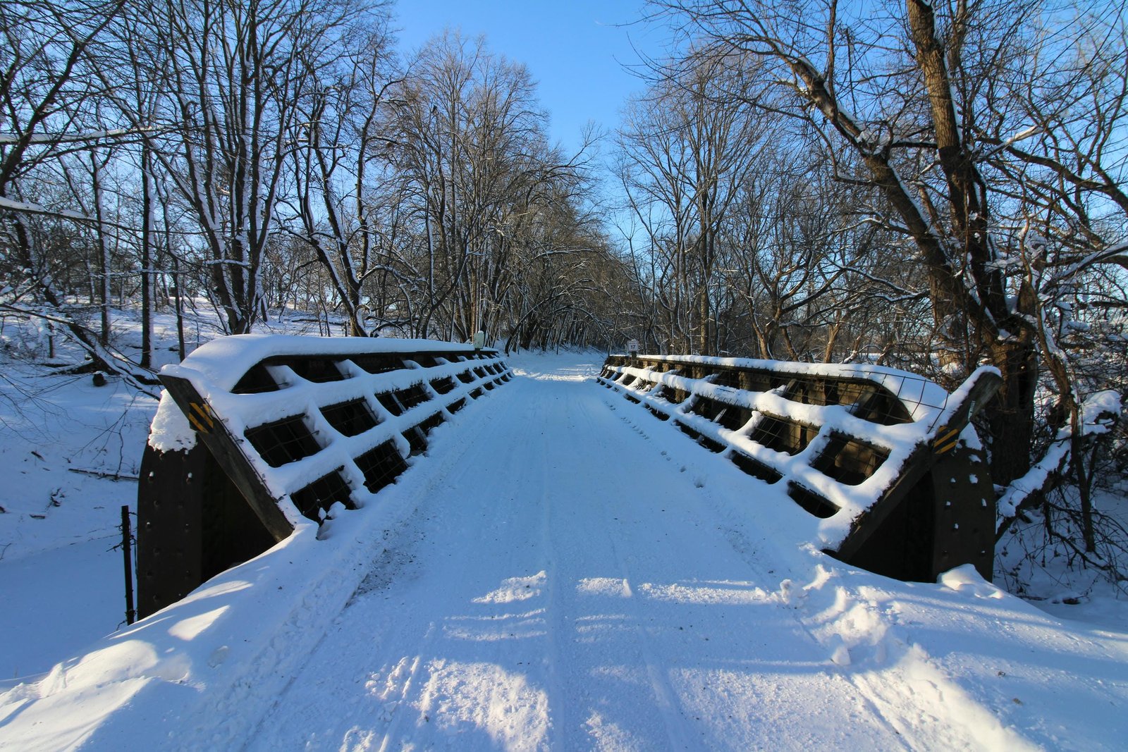 Looking west